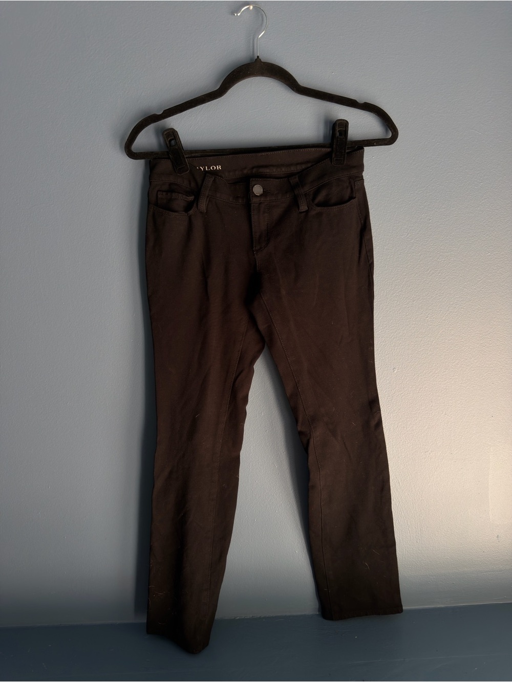 Ann Taylor Black Slim Trousers